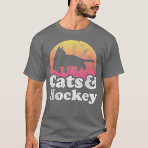 Cats and Hockey Men's or Women's Cat and Hockey  T-Shirt