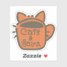 Cats and Java Brown Outline