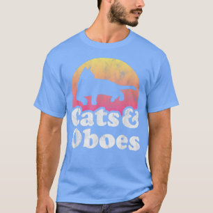 Cats and Oboes Men's or Women's Cat and Oboe  T-Shirt
