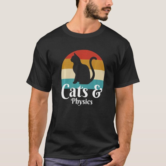 Cats And Physics T-Shirt (Front)