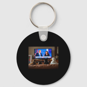 Cats And The Ducks Trump Shirt Keychain