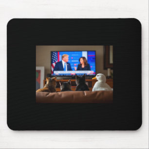 Cats And The Ducks Trump Shirt Mouse Pad