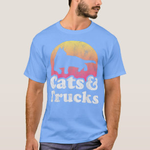 Cats and Trucks Men's or Women's Cat and Truck  T-Shirt