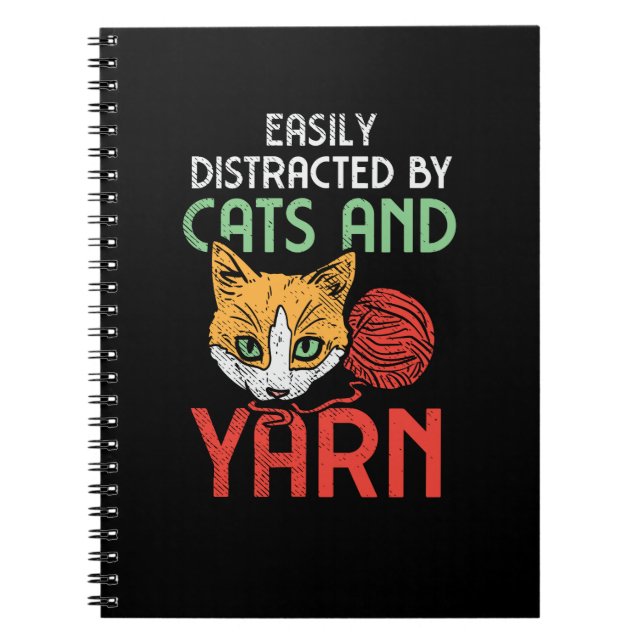 Cats And Yarn Notebook (Front)