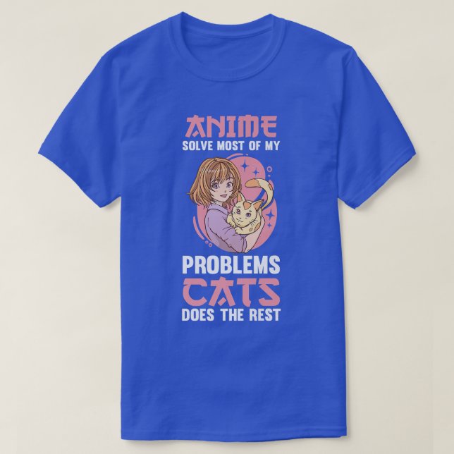 Cats Anime Premium  T-Shirt (Design Front)