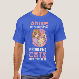 Cats Anime Premium  T-Shirt
