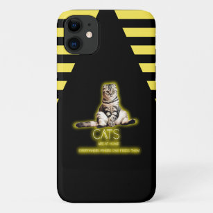 Cats Are At Home Everywhere Where One Feeds Them Case-Mate iPhone Case