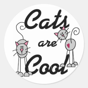 Cats Are Cool Sticker