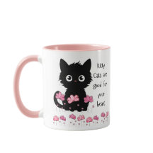 Cats are good for the Heart, Black kitty