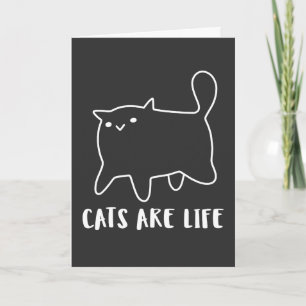 CATS ARE LIFE CAT NOTECARDS