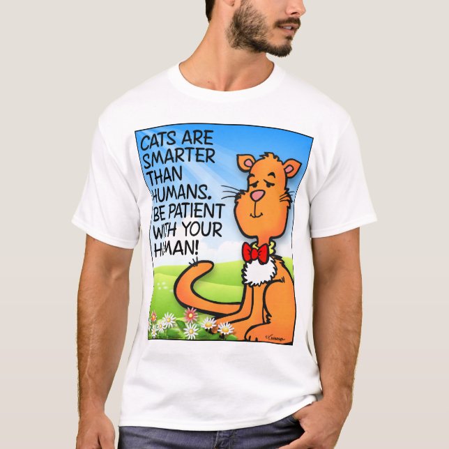 Cats Are Smarter T-Shirt (Front)