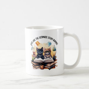 Cats Are The Ultimate Study Buddies Coffee Mug
