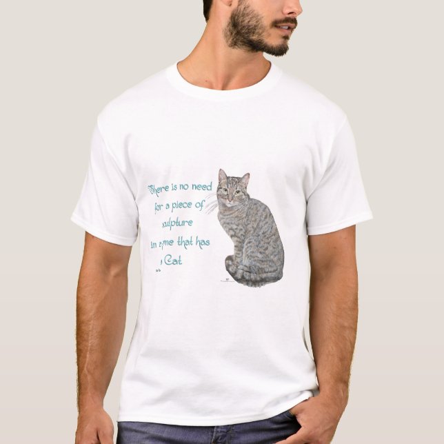 Cats as Sculpture T-Shirt (Front)