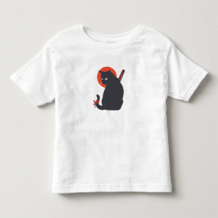 Cats as Warrior Samurai - Choose background color Toddler T-shirt
