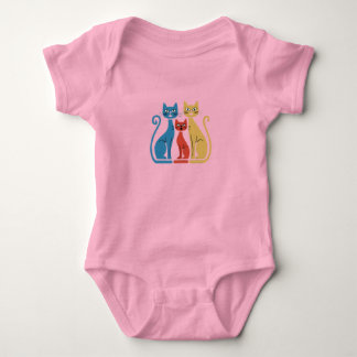 cats baby bodysuit