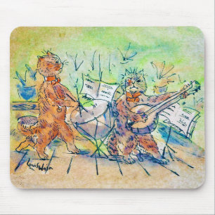 Cats Band, Louis Wain Mouse Pad