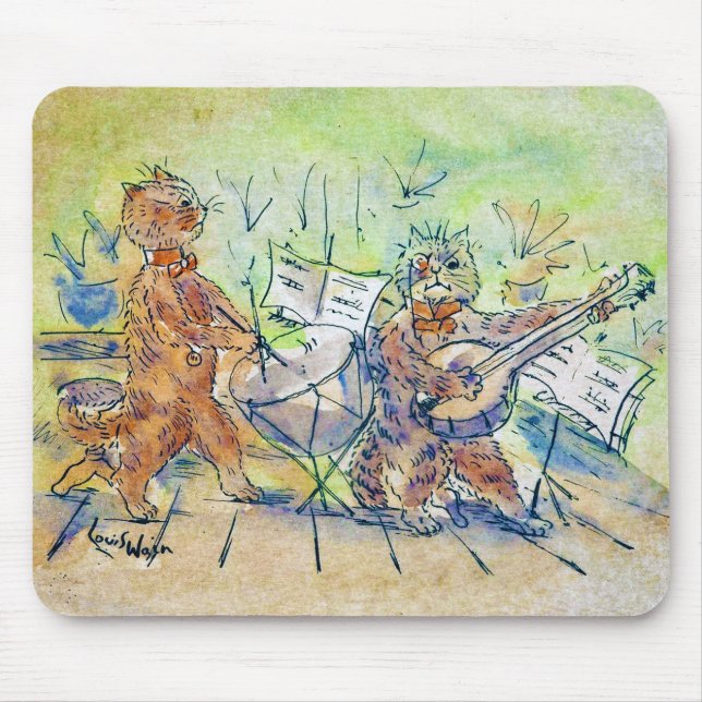Cats Band, Louis Wain Mouse Pad (Front)