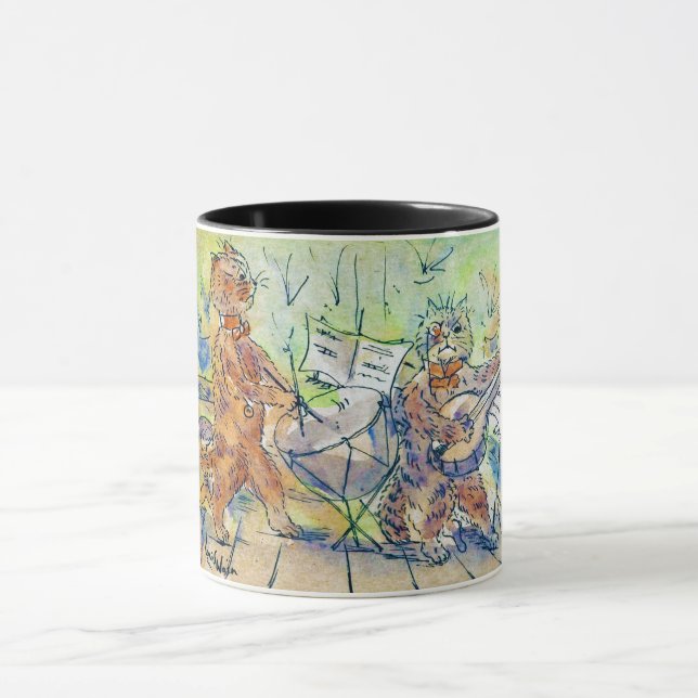 Cats Band, Louis Wain Mug (Center)