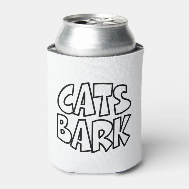 Cats Bark Can Cooler (Can Front)