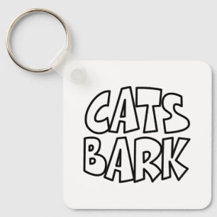 Cats Bark Keychain