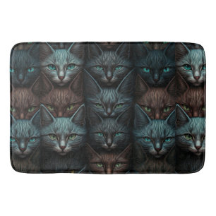 Cats Beautiful Dark Custom lovers Personalize Bath Mat