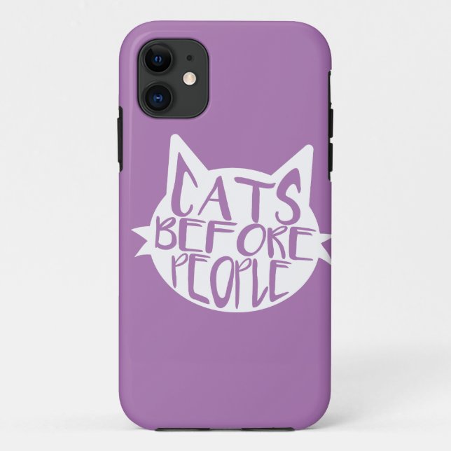 Cats Before People Case-Mate iPhone Case (Back)