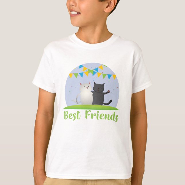 Cats Best Friend T-Shirt (Front)