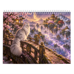 Cats Beyond the Seasons: A Japanese Fantasy art Calendar