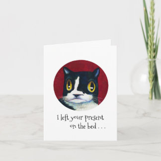 Cat's Birthday SURPRISE! Card