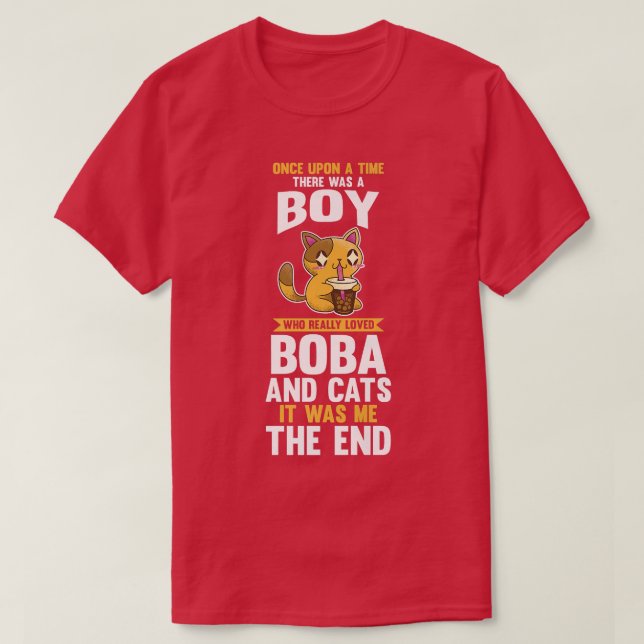 Cats Bubble Tea 720 T-Shirt (Design Front)