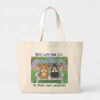 Cats (Bud & Tony) Using smart phones Tote Bag