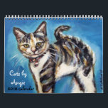 Cats by Angie 2012 Calendar<br><div class="desc">a whimsical calendar showcasing cat portraits by Angie Ketelhut. Great gift idea for a catlover~sure to bring smiles in 2012!</div>