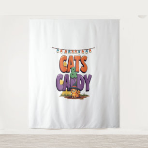 Cats & Candy Tapestry