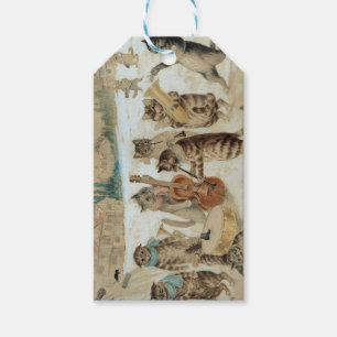 Cats Carol Singing by Louis Wain Gift Tags