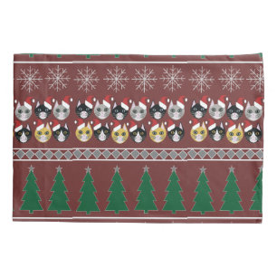 Cats Christmas  Pillowcase