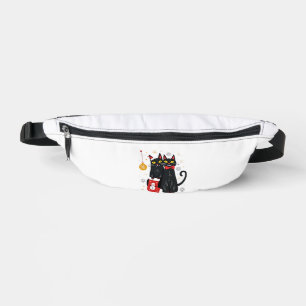 Cats Christmas Retro 50s 60s Xmas (2) Fanny Pack
