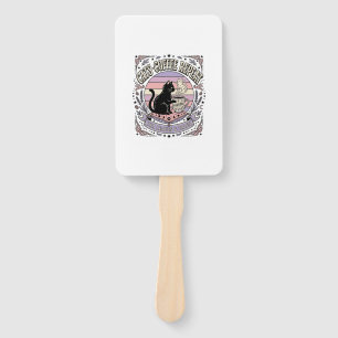 Cats Coffee Repeat Cat Tea Leaves Coffee Fortune R Hand Fan