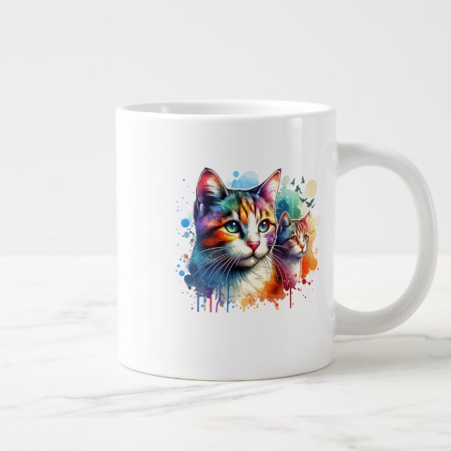 "Cats" Coffee/Tea Mug (Right)