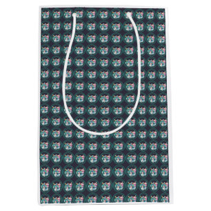 cats couple valentine Day Funny     Medium Gift Bag