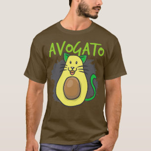 Cats Cute Cat Avocado Lover Avogato Birthday Gift T-Shirt