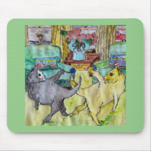 Cats 🐈 Dance Mouse Pad