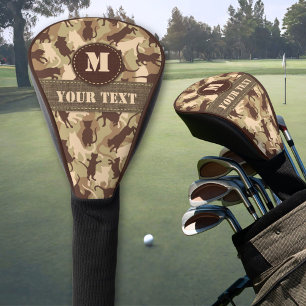 Cats Desert Camouflage Golf Head Cover