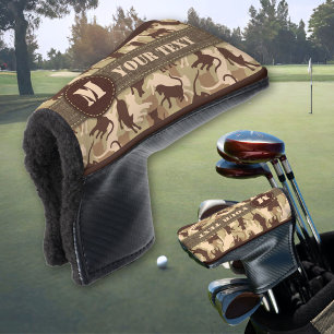 Cats Desert Camouflage Golf Head Cover
