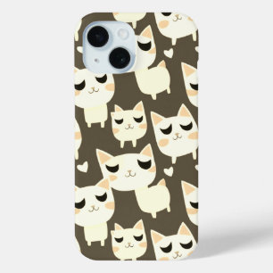  Cats Design iPhone 15 Case