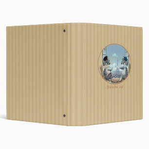 Cats & Eiffel Tower - Paris Joy Scrapbook/Album Binder