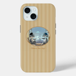 Cats & Eiffel Tower – Paris Joy Tough Phone Case