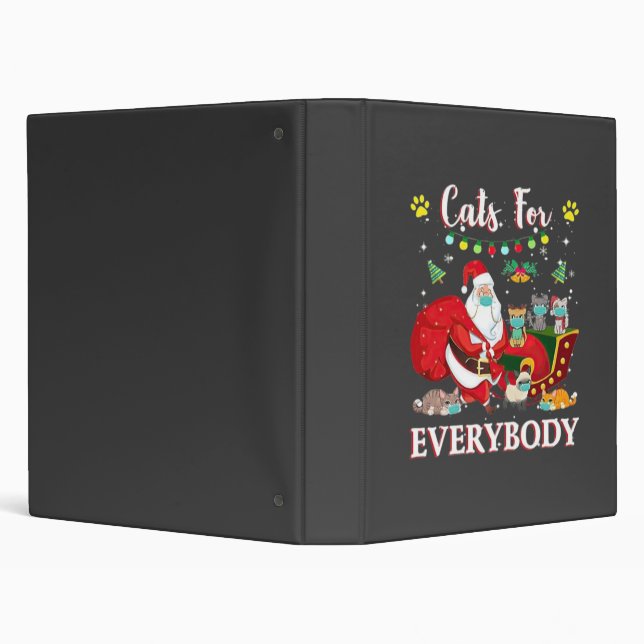 Cats Everybody Christmas Binder (Background)