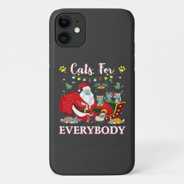 Cats Everybody Christmas Case-Mate iPhone Case (Back)