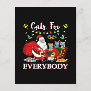 Cats Everybody Christmas Flyer