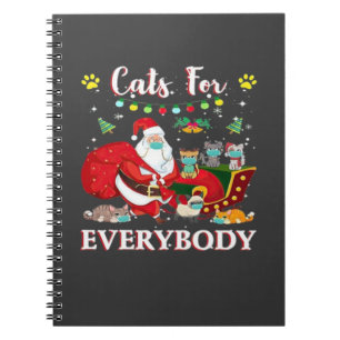 Cats Everybody Christmas Notebook